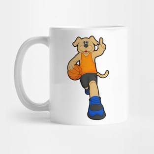 Dog as Basketball player with Basketball Mug